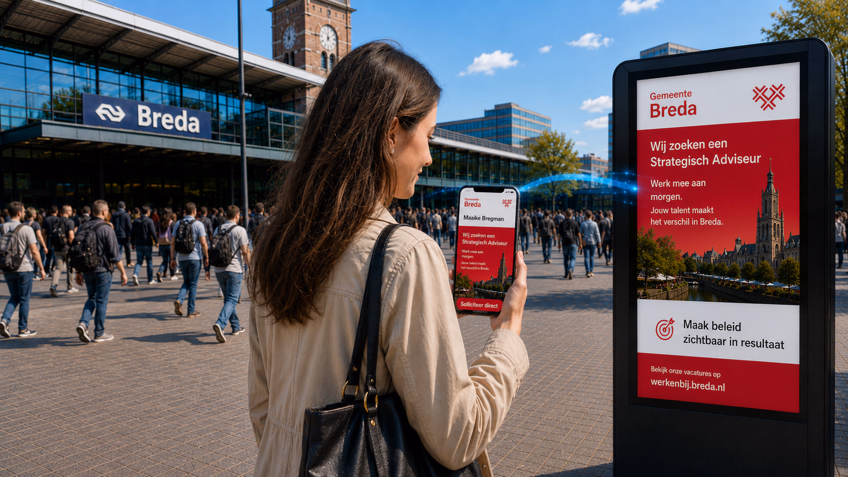 Banner waarom werkgevers kiezen, Nederlandse versie